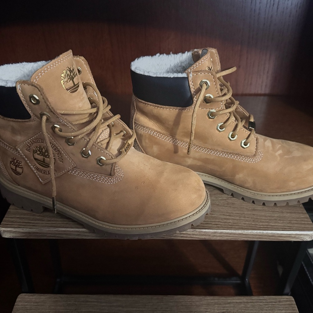 Timberland Kids Tan Boots